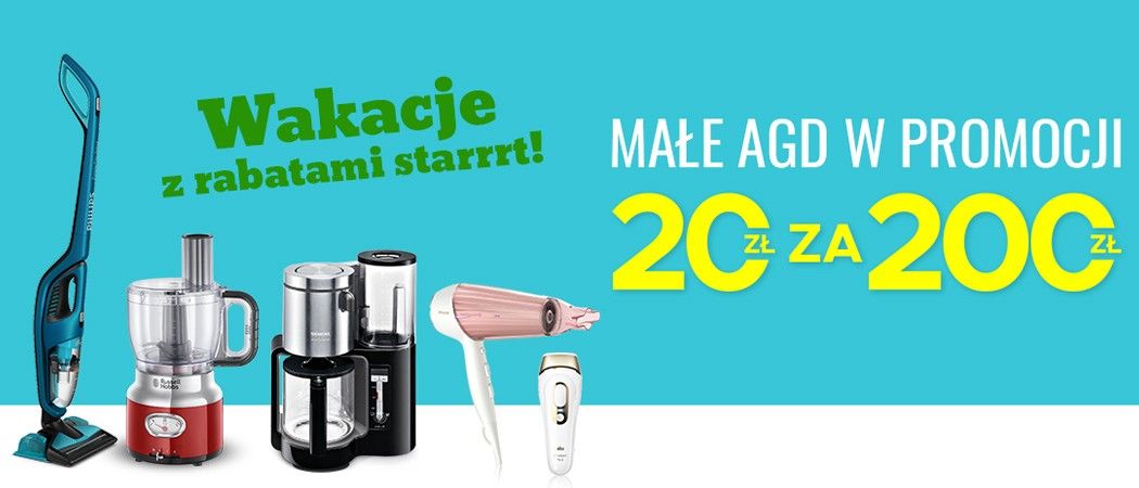 Promocja WAKACJE START! w Neo24 - kup jeszcze taniej promocyjne małe AGD!