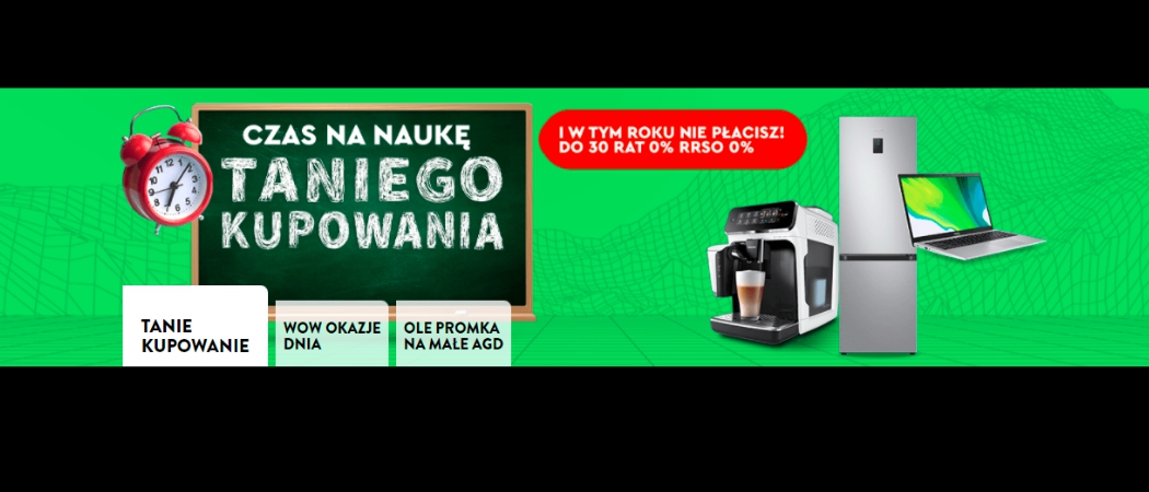 Promocja AGD w Ole Ole Promocja Tanie Kupowanie w Ole Ole - kup taniej wybrane AGD! Promocja Tanie Kupowanie w Ole Ole - kup taniej wybrane AGD!