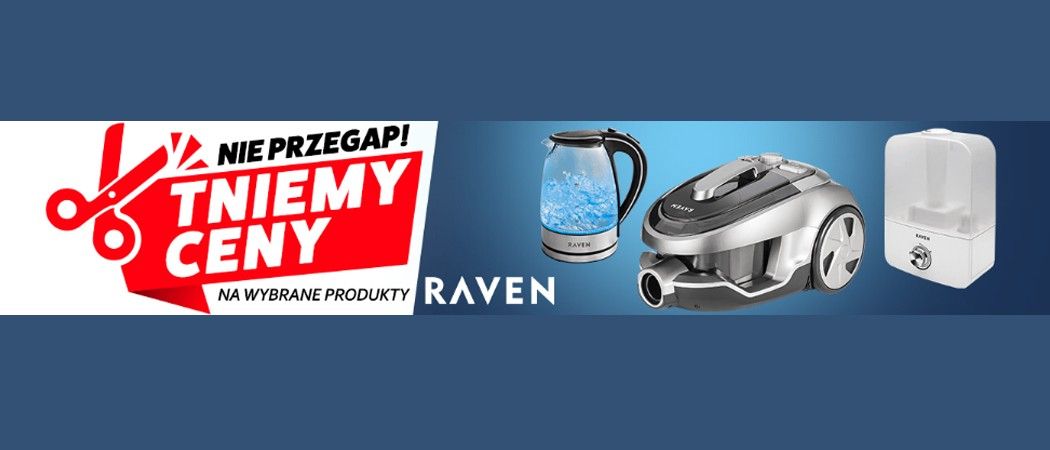 Promocja RAVEN w RTV EURO AGD - kup jeszcze taniej wybrane małe AGD!