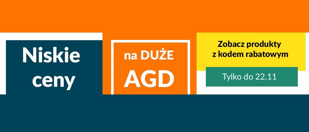 Promocja "Niskie ceny na duże AGD" w sklepach RTV EURO AGD!