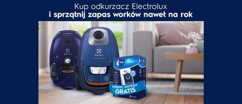 Promocja na odkurzacze ELECTROLUX w Media Expert