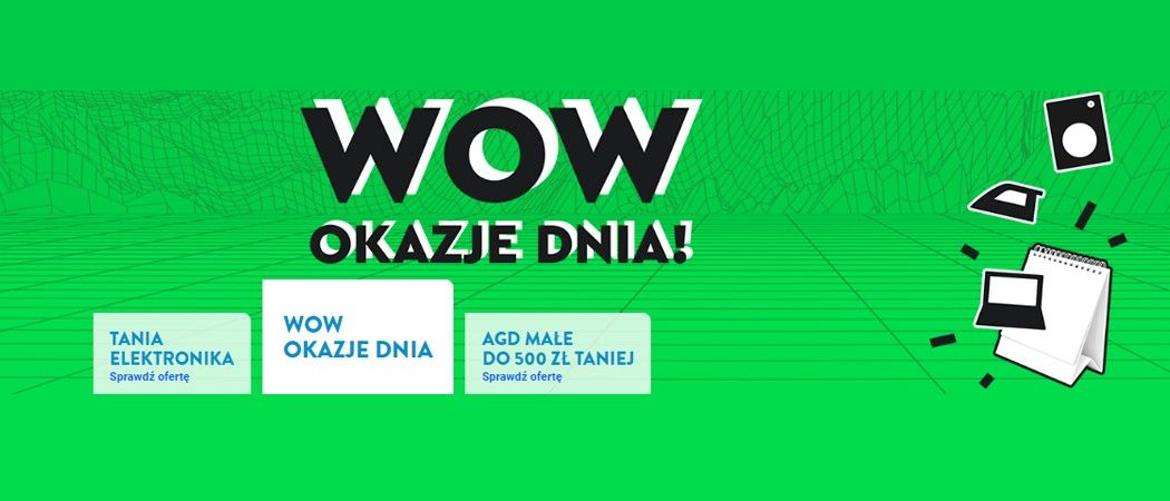 Promocja WOW! OKAZJE DNIA! w Ole Ole - kup jeszcze taniej promocyjne AGD!