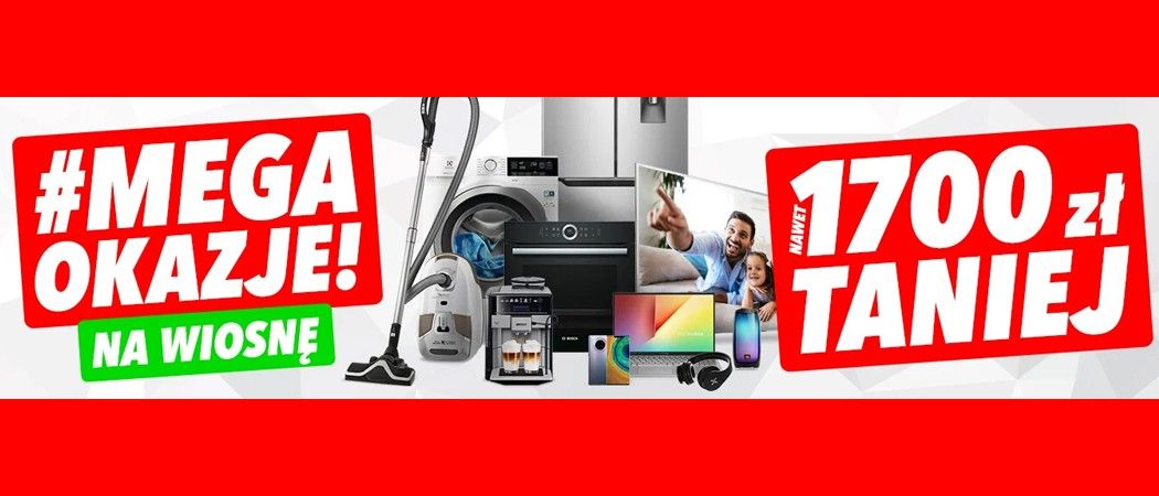 Promocja MEGA OKAZJE w Media Expert - kup nawet do 1700 zł taniej wybrane AGD!