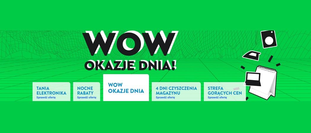 Promocja WOW! OKAZJE DNIA! w Ole Ole - kup jeszcze taniej wybrane AGD!