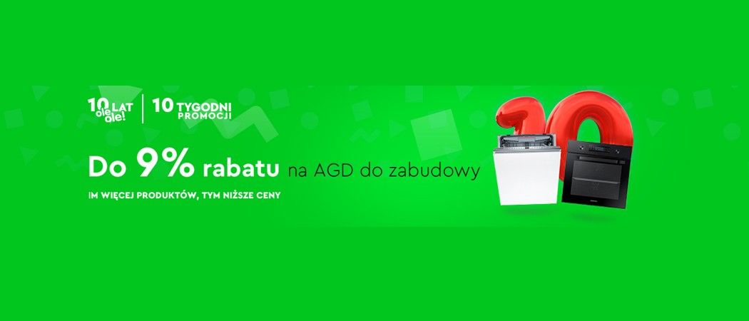 Promocja w Ole Ole - kup sprzęty AGD do zabudowy i odbierz do 9% rabatu!