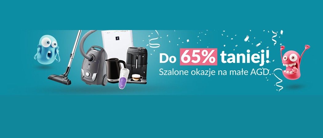 Kup wybrany sprzęt małego AGD nawet do 65% taniej w promocji RTV EURO AGD!