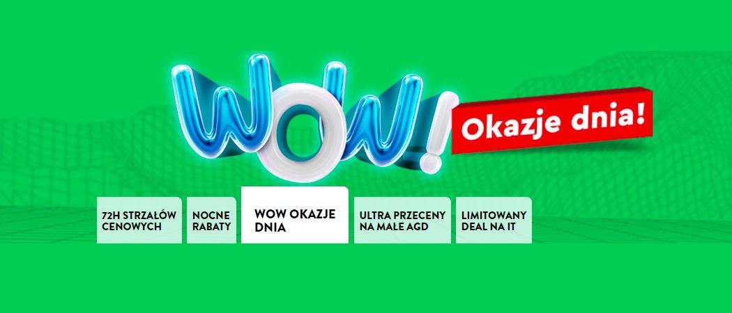Promocja WOW OKAZJE DNIA w Ole Ole - kup jeszcze taniej wybrane AGD!