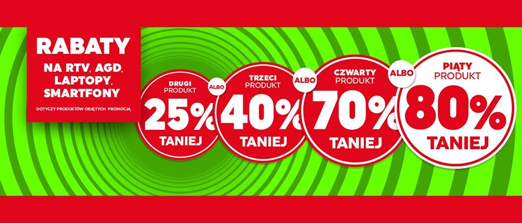 Kup wybrane sprzęty AGD i zyskaj nawet do 80% rabatu na jeden z nich w promocji Neonet!