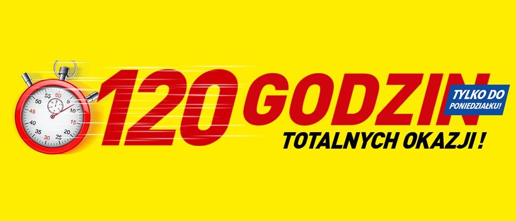 Promocja "120 godzin super okazji" w RTV EURO AGD - kup wybrany sprzęt z dodatkowym rabatem!