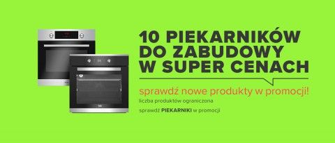 Promocja na piekarniki do zabudowy w NEONET