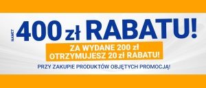 Promocja 20 ZŁ ZA 200 ZŁ w AVANS