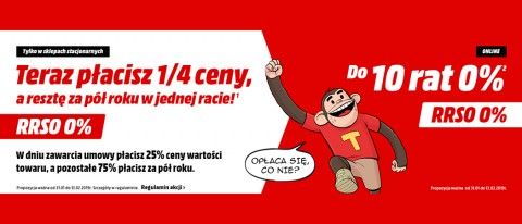Promocja ratalna w Media Markt!