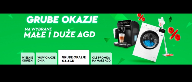 Promocja Grube Okazje na AGD w RTV EURO AGD