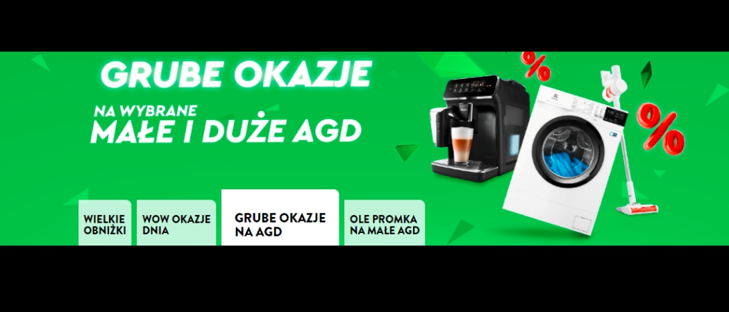 Promocja Grube Okazje na AGD w Ole Ole - kup taniej AGD!