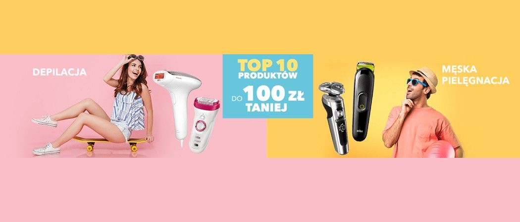 Promocja na małe AGD w RTV EURO AGD - kup wybrany sprzęt do pielęgnacji do 100 zł taniej!