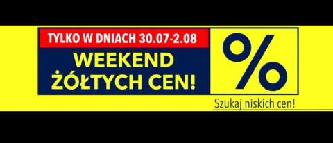 Promocja Weekend Ż&oacute;łtych Cen w RTV EURO AGD