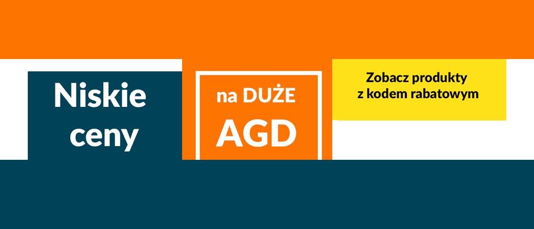 Kup promocyjny sprzęt AGD i zyskaj dodatkową zniżkę w promocji &quot;Niskie ceny na duże AGD&quot; w RTV EURO AGD!