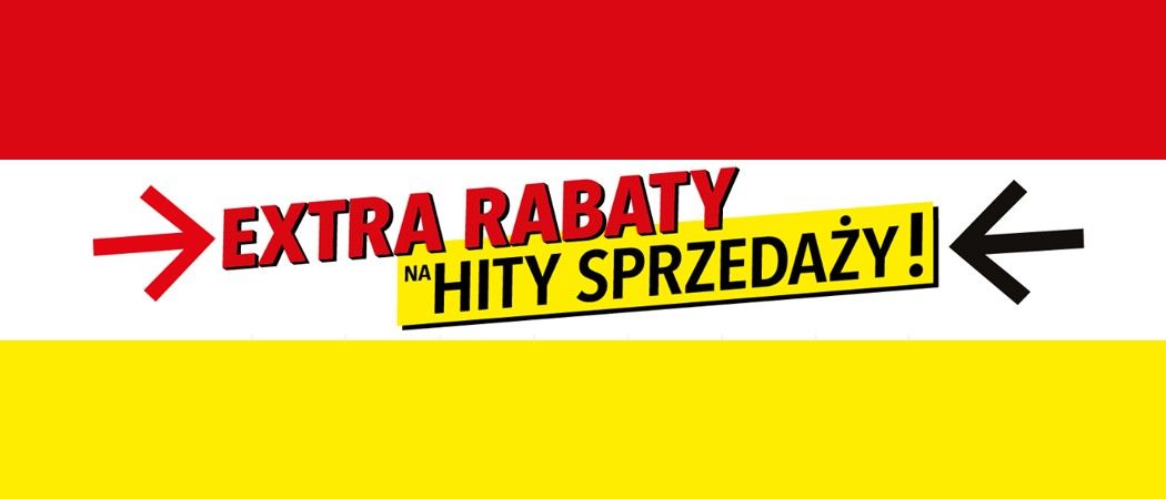 Promocja "Extra rabaty na hity sprzedaży" w RTV EURO AGD - kup wybrany sprzęt z dodatkową zniżką!