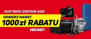 Promocja na sprzęt AGD w NEONET