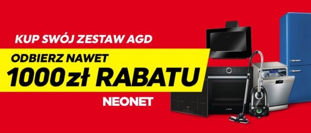 Promocja na sprzęt AGD w NEONET