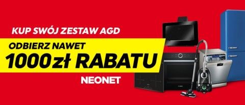 Promocja na sprzęt AGD w NEONET
