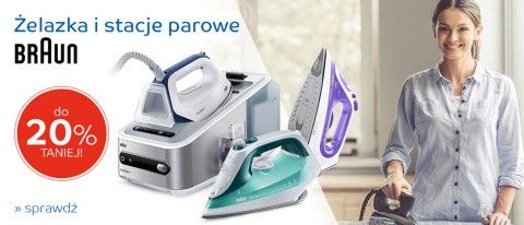 Promocja na żelazka BRAUN w eMAG
