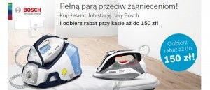Promocja na żelazka BOSCH w NEONET