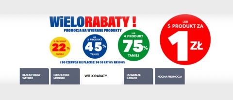 Promocja WIELORABATY w RTV EURO AGD