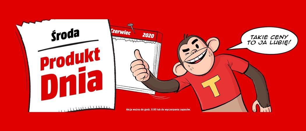 Promocja PRODUKT DNIA - ŚRODA w Media Markt - kup taniej promocyjne AGD!