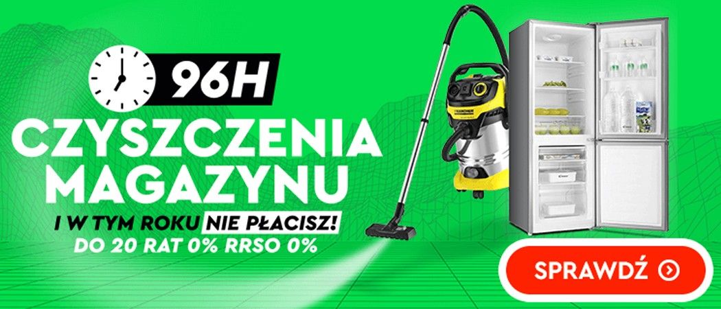 Promocja 96H CZYSZCZENIA MAGAZYNU w Ole Ole - kup jeszcze taniej promocyjne AGD!