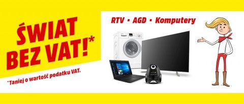 Promocja "Taniej o podatek VAT" w Media Markt