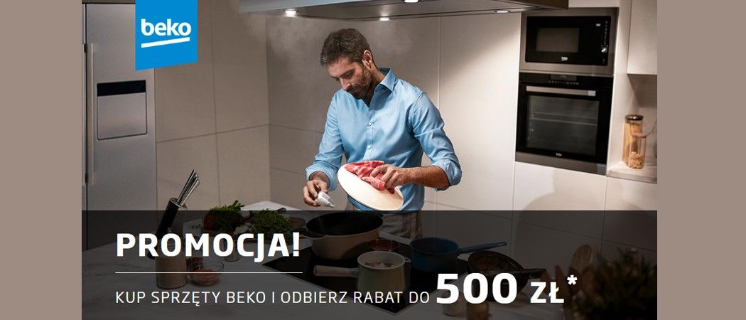 Kup produkty Beko i zyskaj do 500 zł rabatu w promocji Media Markt!