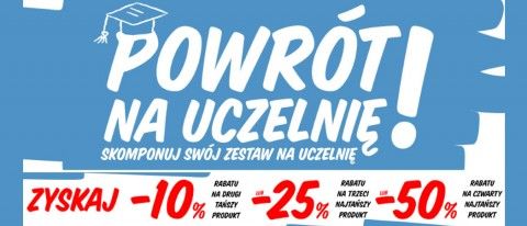 Promocja "Powr&oacute;t na uczelnię" w Media Expert