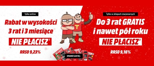 Promocja ratalna w Media Markt!