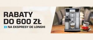 Promocja na ekspresy DeLonghi w SATURN!