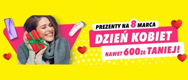 Promocja PREZENTY NA DZIEŃ KOBIET w Media Expert