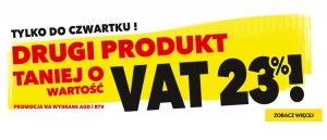 Promocja "Taniej nawet o VAT" w RTV EURO AGD