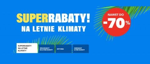 Promocja SUPER RABATY NA LETNIE KLIMATY w RTV EURO AGD