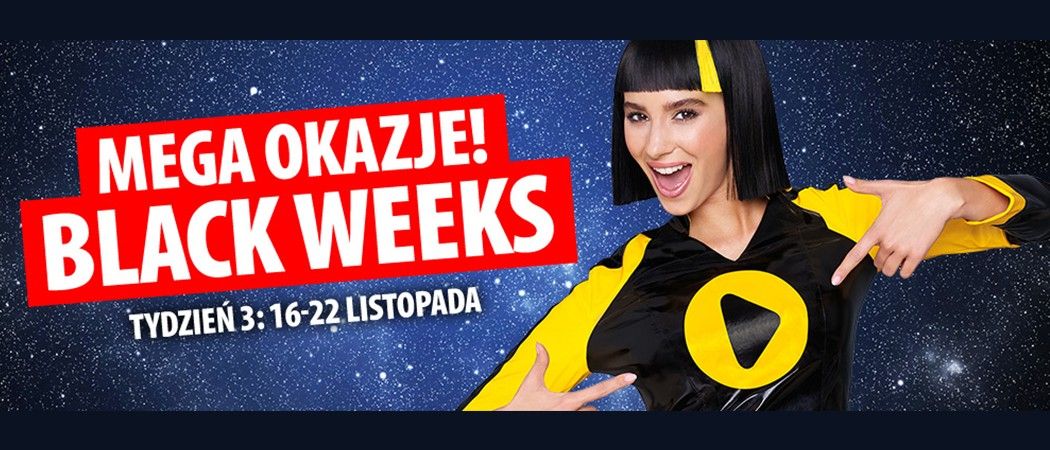 Promocja "Mega Okazje- Black Weeks!" w Media Expert - kup sprzęt AGD z dodatkowym rabatem!