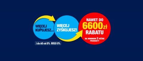 Promocja WIĘCEJ KUPUJESZ, WIĘCEJ ZYSKUJESZ w RTV EURO AGD