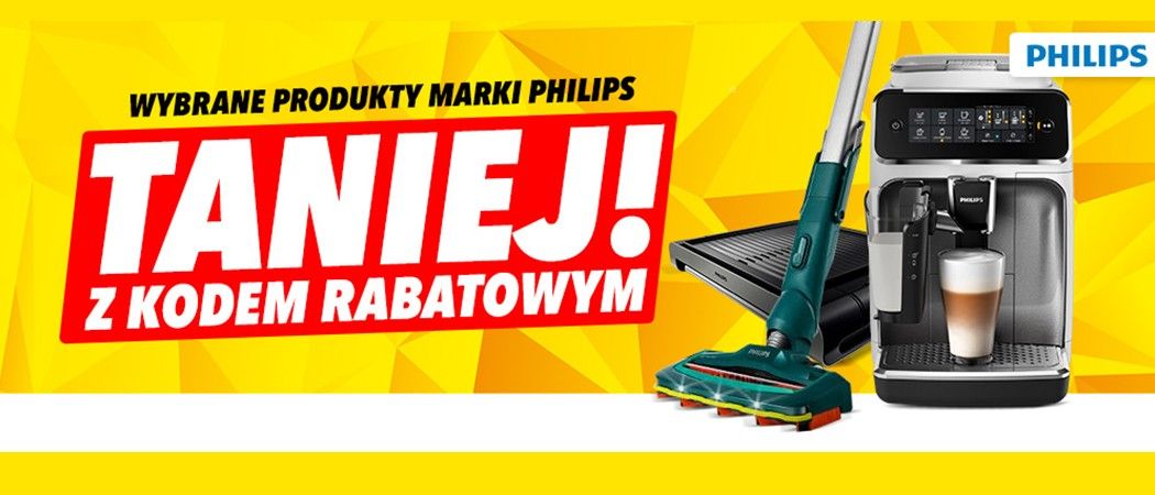 Kup wybrany sprzęt marki PHILIPS i odbierz dodatkową zniżkę w promocji Media Expert!