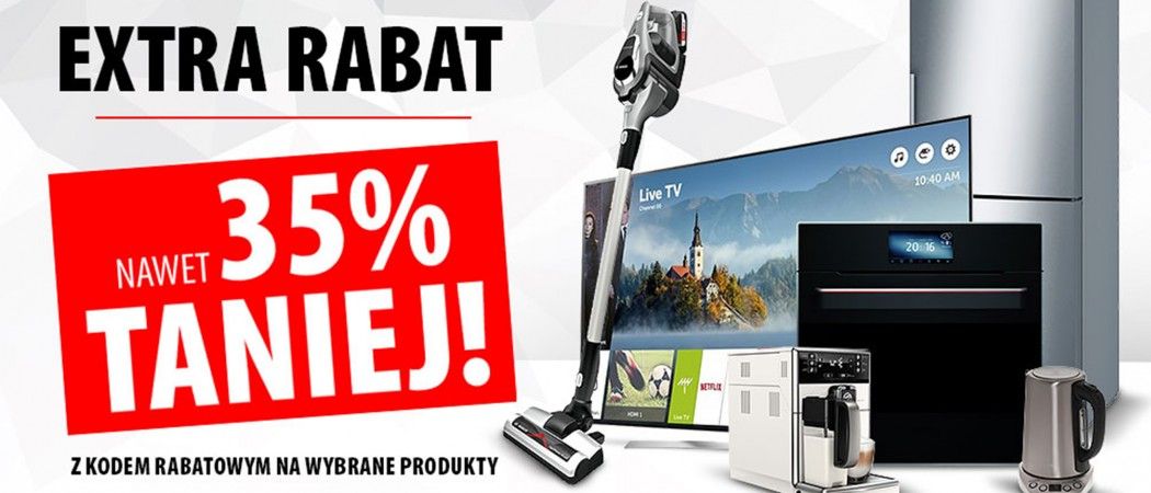 Promocja w Media Expert - kup wybrane sprzęty AGD z rabatem nawet do 35%!