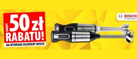 Promocja na blendery BOSCH w Media Expert