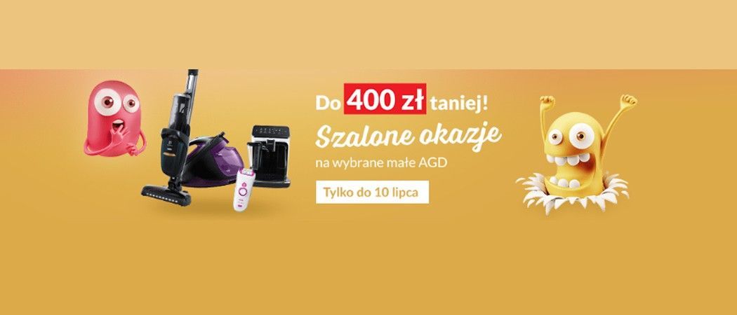 Kup promocyjny sprzęt małego AGD i zyskaj nawet do 1000 zł rabatu w promocji RTV EURO AGD!