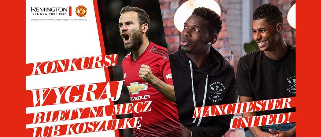 Promocja REMINGTON - kup promocyjną golarkę i wygraj bilet na mecz Manchester United!