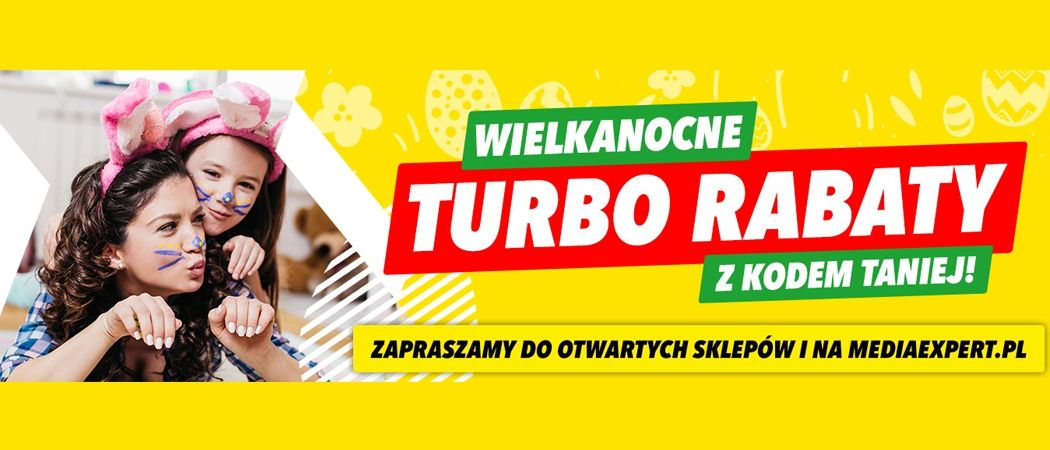 Promocja WIELKANOCNE TURBO RABATY w Media Expert - kup promocyjne AGD taniej z kodem rabatowym!