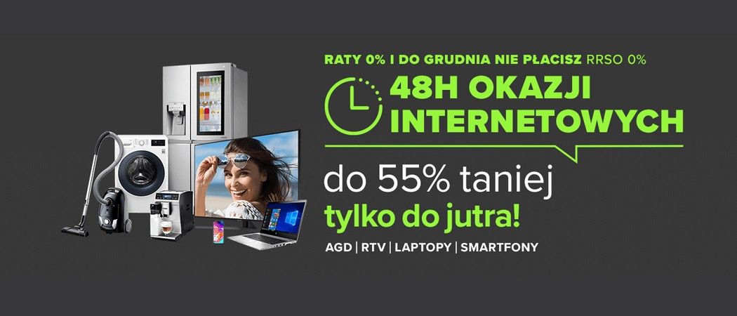 Promocja 48H OKAZJI INTERNETOWYCH w Neonet - kup promocyjne AGD taniej z kodem rabatowym!