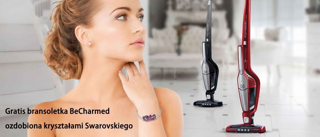 Promocja na odkurzacze Electrolux - odbierz biżuterię BeCharmed gratis!