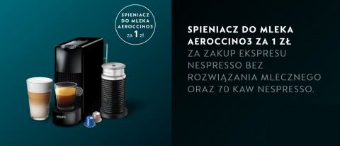 Promocja na ekspresy Nespresso w RTV EURO AGD