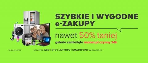 Promocja E-ZAKUPY w NEONET